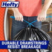 Hefty Strong Large Trash Bags, 30 Gallon, 40 Count - Image 2