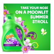 Gain + Aroma Boost Liquid Laundry Detergent, Moonlight Breeze - Image 2