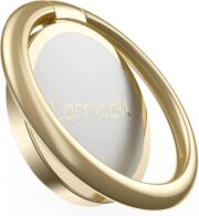 Lamicall Cell Phone Ring Holder Stand - Phone Finger Gip Kickstand, 360° Rotation Polished Metal Grip for Magnetic Car Mount, Fit for iPhone 17/16/15/14 Pro Max Air, Android Smartphone Accessories - Image 2
