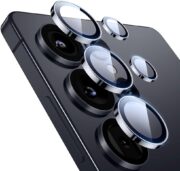 ESR for Samsung Galaxy S25 Ultra Camera Lens Protector, Individual Lens Protectors, Ultra-Thin Tempered Glass with Aluminum Edging, Case Friendly, 1 Set, Black | Ultra-Thin, Tempered Glass, with Aluminum Edging, Case Friendly