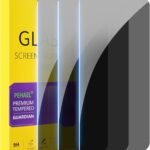 PEHAEL 3 Pack for iPhone 17e/iPhone 16e/iPhone 14/iPhone 13/iPhone 13 Pro Privacy Screen Protector Full Coverage Anti-Spy Tempered Glass Film 9H Hardness Easy Installation Bubble Free [6.1 inch]