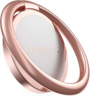 Lamicall Cell Phone Ring Holder Stand - Phone Finger Gip Kickstand, 360° Rotation Polished Metal Grip for Magnetic Car Mount, Fit for iPhone 17/16/15/14 Pro Max Air, Android Smartphone Accessories - Image 4