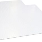 Dimex Office Chair Mat for Low Pile Carpet with Lip, 36" x 48", Clear
