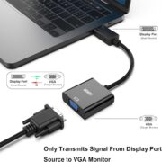 BENFEI DisplayPort to VGA,Gold-Plated Uni-directional DP Computer to VGA Screen Adapter 1080P (Male to Female) Compatible for Lenovo, Dell, HP, ASUS - Image 2