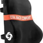 Samsonite Memory Foam Lumbar Support Pillow for Office Chair, Gaming Chair, or Automotive Use, Ergonomic Back Cushion, Home Office Essentials for Sitting Comfort and Posture Relief Back Support