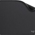 Logitech Mouse Pad - Studio Series, Computer Mouse Mat with Anti-Slip Rubber Base, Easy Gliding, Spill-Resistant Surface, Durable Materials, Portable, in a Fresh Modern Design, Graphite