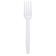 Great Value Everyday Disposable Plastic Forks, White, 48 Count - Image 2