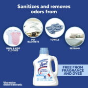 Lysol Laundry Sanitizer Additive, Sanitizing Liquid for Clothes - Image 2