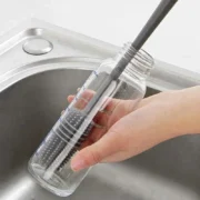 Silicone Milk Bottle Brush Cup Scrubber Glass Cleaner Kitchen Cleaning - Image 4