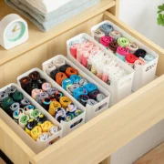 Wall Mounted Drawer Organizers for Underwear and Socks, Space Saving Solution for Dorms - Image 6