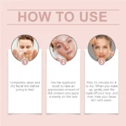 Collagen Overnight Wrapping Peel Off Facial Mask Set Korean Collagen Night Wrapping Mask Deeply Hydrates Night Care Mask Cream - Image 6