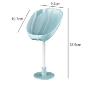 New Leaf Shape Soap Box Drain Soap Holder Box Bathroom Accessories - Image 6