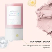 Centella Clay Stick Mask 27g Deep Hydration Pore Minimizing Soothing Brightening Facial Skin Care Fast Convenient Beauty Pink - Image 2