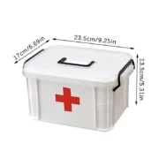 First Aid Kit Medicine Storage Box Portable Emergency Box Household - Image 6