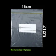 Transparent Food Grade Storage Bag Reusable Large Capacity Food Sealed Bag Leakproof Food Grad Refrigerator Fresh-keeping Bag - Image 4