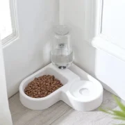 Double Dog and Cat Bowl-Pet and Food Bowl Set with