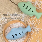 Cat Toy Interactive Silicone Fish Pet Toys For Kitten Teeth Cleaning - Image 4