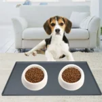 Sidingeng Dog Food Mats Extra Large and Thick Waterproof Silicone
