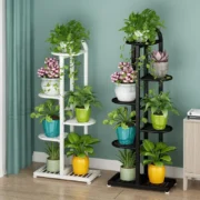 Plant Support Metal 5 Layers 6 Potted Plants Multiple Flower Pots Indoor And Outdoor Flower - Image 2