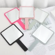 Eyelash Extension Handheld Makeup Mirror Square Makeup Vanity Mirror - Image 4