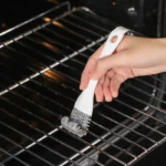 2 in 1 BBQ Grill Barbecue Cleaning Brush V-shaped Hooked Brush Scrapeir