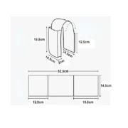 Cotton Linen Bedside Storage Bag Organizer Bed Desk Bag Sofa TV Remote Control - Image 6