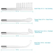 4 In 1 Handheld Electric For Face Skin Beauty Tools Portable High Frequency Facial Therapy Wand Acne Treatment Machine Neon Wand - Image 2