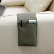 Cotton Linen Bedside Storage Bag Organizer Bed Desk Bag Sofa TV Remote Control - Image 5
