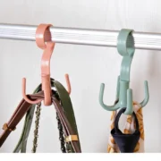 Rotating 4-Claw Hook Rack Multi-Functional Creative Clothes Hangers Wardrobe - Image 3