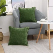 Olanly Chenille Cushion Cover 45x45 Pillow Cover 40x40cm Sofa Decorative - Image 5