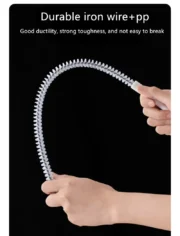 Pipe Dredging Brush Long Clean Kitchen Bathroom Hair Sewer Sink Cleaning - Image 6