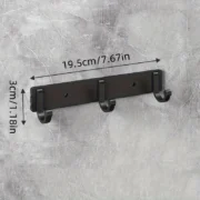 Suitable for bathroom, living room, kitchen, modern wall rod storage hooks - Image 6