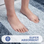 Olanly Luxury Bathroom Rug Soft Foot Mat Absorbent Microfiber Bath Rugs Non-Slip Plush - Image 4