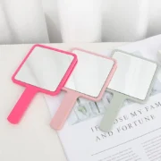 Eyelash Extension Handheld Makeup Mirror Square Makeup Vanity Mirror - Image 6