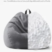 New Lazy Bean Bag Sofas Cover Chairs Without Filler Linen Cloth Lounger Seat Bean - Image 6