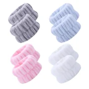 1 Pair Wrist Spa Washband Microfiber Wrist Wash Towel Band Wristbands for Washing - Image 5