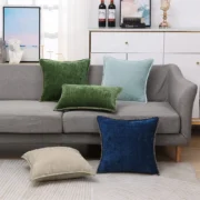 Olanly Chenille Cushion Cover 45x45 Pillow Cover 40x40cm Sofa Decorative - Image 6