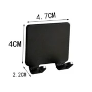 Bathroom Space Aluminum Razor Holder Storage Hook Wall Men Shaving Shaver Shelf - Image 6