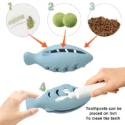 Cat Toy Interactive Silicone Fish Pet Toys For Kitten Teeth Cleaning - Image 5