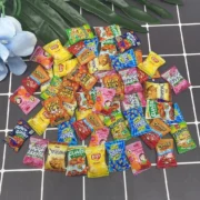 10PCS/Lot 1/6 Scale Dollhouse Miniature Resin Chips Model Mini Snack for Blyth BJD OB11 Doll House Decor Toys Accessories - Image 2