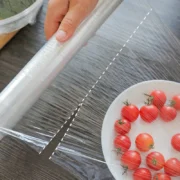 30M/Roll Kitchen Clear Disposable PE Fresh Keeping Film Food Refrigerator Refrigerated Fruits and Vegetables Food Cling Film - Image 2
