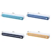 2 In 1 Food Film Dispenser Magnetic Wrap Dispenser With Cutter Storage Box - Image 6
