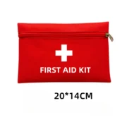 1pc Empty Portablle First Aid Kit Household Medicine Pills Bandages Storage Bag - Image 3