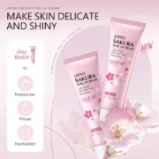 6pcs/Set Sakura Skin Care Sets Face Cream Serum Toner Facial Cleanser Sunscreen Eye Cream Face Skin Care Set Product Gift box - Image 3