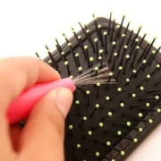 2pcs Comb Hair Brush Cleaner Plastic Handle Cleaning Brush Remover - Image 3