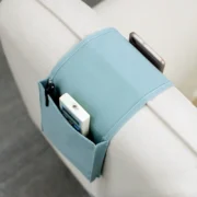 Cotton Linen Bedside Storage Bag Organizer Bed Desk Bag Sofa TV Remote Control - Image 2