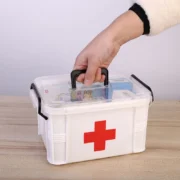 First Aid Kit Medicine Storage Box Portable Emergency Box Household - Image 3