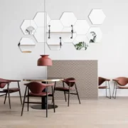 12Pcs 3D Mirror Wall Sticker DIY Hexagon Shape wall sticker Removable Living-Room - Image 3
