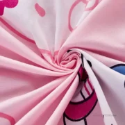 Sanrio Hello Kitty Fitted Sheets Cartoon Kt Pattern Printing Mattress Protector - Image 5