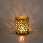 Vintage Metal Candle Holder Candleholder Lantern Hurricane Pillar Table Candlestick